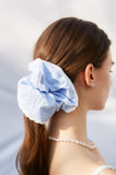 Sky Blooming Lace Scrunchies