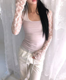 Quto See-through Bolero Cardigan
