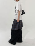 After printing loose fit short sleeves