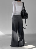 Gradient Flare Wide Denim