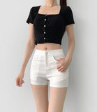 High Elasticity Span Slim Fit Shorts