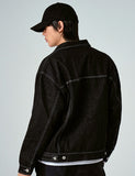 Stitch Washing Denim Jacket