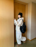 Moiru Fleece Platform Sole Slippers