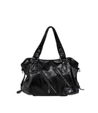 Cardi Stud Double Zipper Shoulder Bag