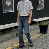 Mute Semi Wide Denim Pants