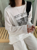 Pmin Printed Oversize Long Sleeve Tee