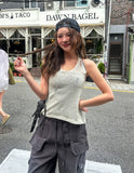 Mood Damage Knit Halter Sleeveless