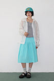 FRILL BUTTON SLEEVELESS