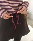 Surfit pin tuck boot cut skirt pants