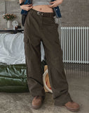 P.O. Straight Cargo Cotton Pants
