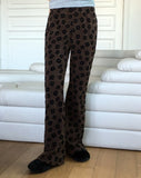 Loner Vintage Floral Bootcut Knit Pants