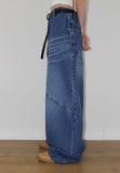 FRONT POCKET WIDE DENIM