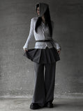 MAMYU Pleated Skirt Pants