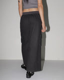 Weden Pile Banding Cotton Cargo Long Skirt