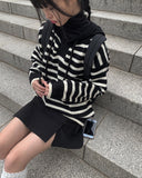 Etsu suede ribbon mini skirt