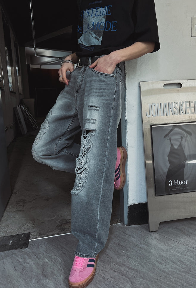 Punk vintage wide denim