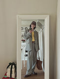Obi basic pintuck slacks