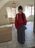 Huni Cargo Long Skirt