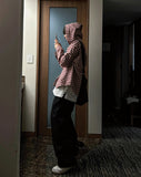 Hooded check shirt