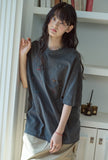 Dino Stitch Embroidered Pigment Short Sleeve Tee