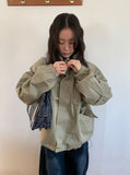 Carew Pocket Cotton Over Bomber Jacket