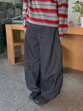 Pmu Curved Raw Denim Balloon Wide Pants