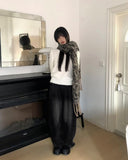 Eddie Brushed Vintage Wide Denim Pants