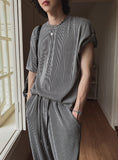 Robben four pleated short sleeve t-shirt