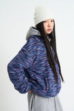 Reversible fleece zip-up jumper