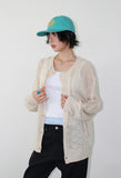 LINEN BLEND CARDIGAN