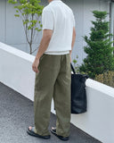 Cooling Linen Two-Tuck Wide Pants