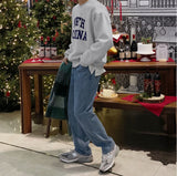 Carolina Lettering Brushed Sweatshirt