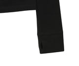 Slash button long sleeves