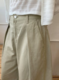 Tsudi Cotton Pintuck Balloon Wide Pants