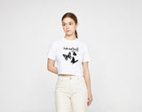 FOR DAYOUT Logo Butterfly Crop Short Sleeve Tee