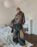 Poco Carpenter Washing Balloon Denim Pants