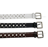 35mm Real Cowhide Eyelet Belt