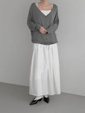 Two-way Loose Fit Wrap Balloon Cardigan