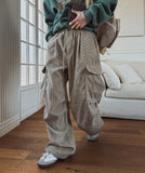 Basic Corduroy Cargo Parachute Pants