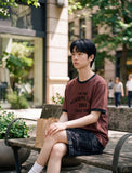 Post Lettering Short Sleeve T-shirt