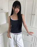 Mecha Halter Layered Sleeveless