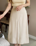 Jayer Slit Back Banding Skirt