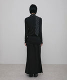 Layered Dot Scarf Long Sleeve