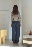 Corduroy Wide Denim Pants