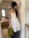 Royun Punching Layered Sleeveless Midi One Piece