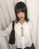 [MADE] Kibot Punching Lace Shirt Blouse