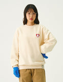 Bear Heart Embroidery Sweatshirt