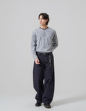 Curved Washed Pants