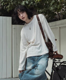 Lorins Velour Round Long Sleeve Tee