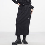 hitch string long skirt
